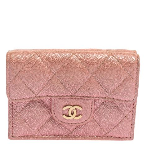 pink caviar chanel wallet|CHANEL Caviar Quilted Medium Flap Wallet Light Pink.